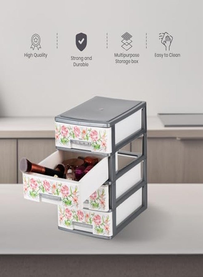 Nayasa Tuckins 14 Deluxe Multipurpose Plastic Modular Drawer Organizer | Multi-Compartment Storage Cabinet for Home, Office & Kitchen | Durable & Stylish Plastic Storage Solution | White - Image 5